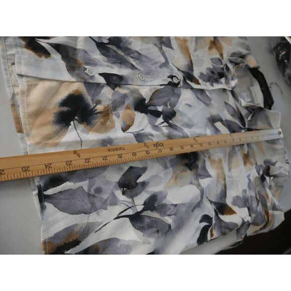 Alfred Dunner Women's Petite Classics Leaf Shirt PXL - Picture 6 of 7